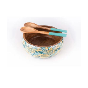 Bol mélangeur design en bois et émail, idéal pour la maison et la cuisine – Nouveauté tendance pour la cuisine et l'hôtellerie - Product Image 4