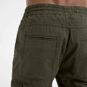 Pantalon Cargo Confortable pour Homme avec Tissu Respirant Design Élégant à Revers Décontracté Motif Droit Taille Moyenne pour Usage Quotidien - Product Image 5