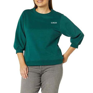 Sudaderas informales transpirables de talla grande para mujer de Pakistán recién llegadas sudaderas de lana con diseño de logotipo personalizado - Product Image 3