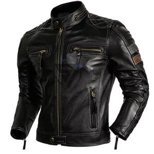 New European Men's Leather Jacket <b>Large</b> Size Short Slim Breathable Hooded Casual - Product Image 6