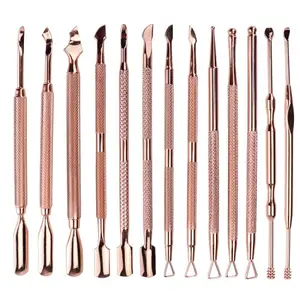 Nail Pusher Wholesale Distributors Nail Pusher Tools Supplier Rose Gold nail pusher