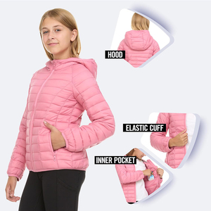 Veste d'hiver dernière conception OEM vêtements personnalisés pour hommes vestes pour enfants logo coupe-vent filles garçons veste matelassée unisexe - Product Image 3