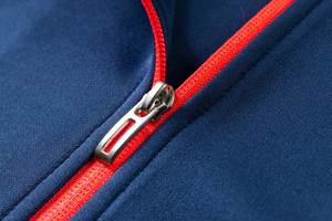 Survêtement de football rouge nouvelle mode en gros, haute qualité, séchage rapide, 100 % coton, respirant, léger, veste d'été - Product Image 3