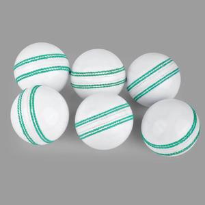 Pelota de críquet de cuero de entrenamiento duro cosida a mano profesional personalizada precio económico exportador indio - Product Image 2
