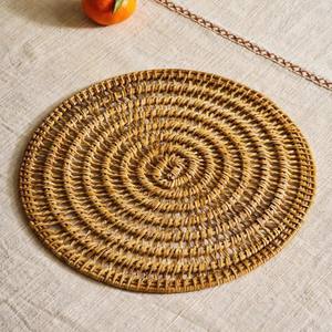 เสื่อหวายสานสไตล์ไม่เหมือนใครสำหรับตกแต่งโต๊ะรับประทานอาหารโดยตรงจากผู้ผลิตในเวียดนาม - Product Image 2