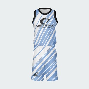 Nouveaux ensembles d'uniformes de basketball pour hommes de haute qualité avec logo personnalisé, design respirant pour les sports d'été, uniformes de basketball par sublimation - Product Image 2