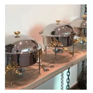 Réchauffeur de nourriture pour traiteur plats de chauffe-plats décoratifs vintage pour hôtels plats de présentation pour buffet au meilleur prix - Product Image 5