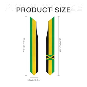 Estola de Graduación de Satén 100% Poliéster, Personalizada, Impresa y Bordada, con Ribete Negro y Dorado, Cómoda, Duradera y Transpirable para la Escuela - Product Image 6