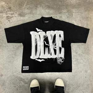 Camisetas bordadas de gran tamaño hechas a medida para hombres, camisetas impresas personalizadas de calidad premium para hombres - Product Image 1