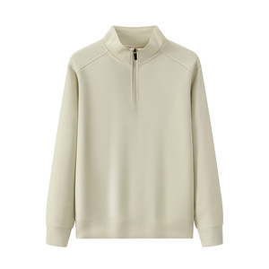 14 Zip Pullover Golf Mujeres y hombres Poliéster Fleece Sweater Windbreaker Hoodies Poliéster Sublimación con bolsillos - Product Image 1