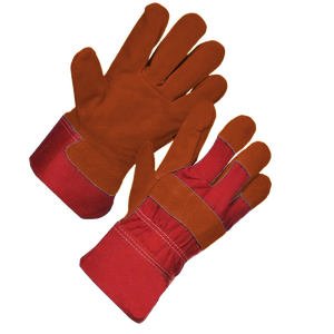 Guantes de Trabajo de Cuero Vacuno de Alta Calidad, Duraderos, Protección de Seguridad Canadiense para Trabajadores - Product Image 4