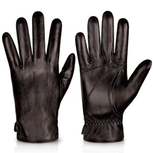 Top Trendy Leather Fashion <b>Gloves</b> High Stitching Breathable Product Ultra Soft <b>Touch</b> Leather Fashion <b>Gloves</b> For Men's - Product Image 1