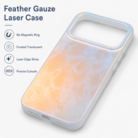 Coque personnalisée pour iPhone 15 Pro Max, motif IML, TPU+TPE, antichoc, anti-traces de doigts, protection de l'appareil photo, OEM ODM