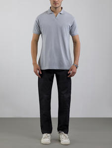 Chemise à manches courtes pour homme de haute qualité, 100% coton/polyester, tissu jersey respirant, vente directe d'usine, vente en gros populaire - Product Image 5