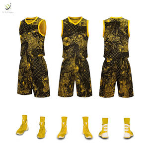 Uniforme de basket-ball à manches courtes, uniforme de sport OEM ODM avec Logo personnalisé, dernier Design, nouvelle collection 2022 - Product Image 4