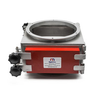 Séparateur magnétique à double plaque Magneteksan N35 de haute intensité Gaussienne avec décharge par vis sans fin pour le flux de matériaux plastiques