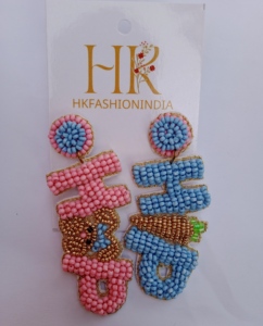 Pendientes con cuentas de conejito de Pascua al por mayor | Colección Primavera - Product Image 2