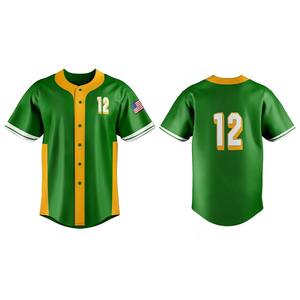 Maillot de baseball court unisexe de haute qualité, uniformes de football pour jeunes, logo personnalisé, prix abordable, motif vierge, chemise de baseball pour hommes - Product Image 3