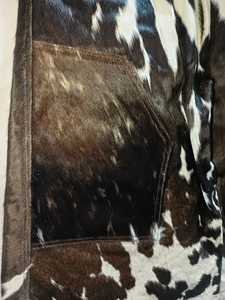 Pantalones Cortos Casuales de Hombre Personalizados de Piel con Pelo de Vaca en la Cintura Media, Transpirables, con Cordón, Cremallera, Resistentes al Viento, de Secado Rápido y con Bolsillos Laterales - Product Image 3