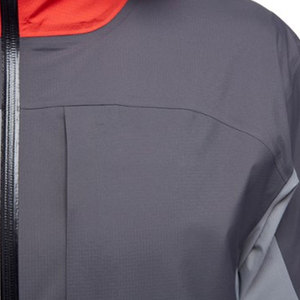 Chaqueta Impermeable para Hombre, Carcasa Técnica |   Abrigo Tricolor Naranja, Gris y Carbón |   Ropa Deportiva Profesional para Deportes Alpinos al Aire Libre - Product Image 3