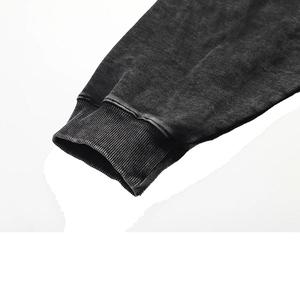 100% coton polaire lavage à l'acide sweat à capuche conception personnalisée DTF sweats à capuche pour hommes personnalisé sérigraphie couleur unie mélangé hommes sweats à capuche - Product Image 2