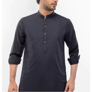 2025 Hecho en fábrica Precio barato Hombres Shalwar Kameez Proveedor directo de fábrica Material sólido Hombres Shalwar Kameez - Product Image 5
