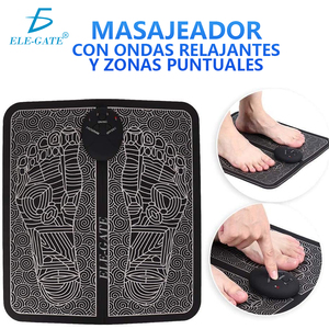 Masajeador de Pies Eléctrico Portátil con Batería Recargable y 6 Modos para Piernas y Cuerpo - Product Image 3