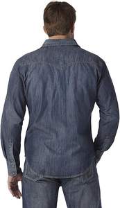 Camisa de Mezclilla Elástica de Secado Rápido para Hombre, Más Vendida |   Tela Antitranspirante de Primera Calidad |   Fabricación en Pakistán, Marca Personalizada OEM - Product Image 6