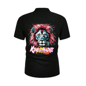 เสื้อโปโลผ้าฝ้าย100% สำหรับผู้ชายเสื้อยืดแขนสั้นระบายอากาศปักลายสีทึบออกแบบได้ตามต้องการ - Product Image 3