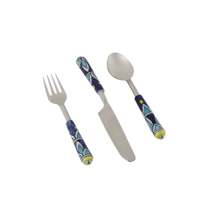 Diseño personalizado Venta directa de fábrica al por mayor Cuchara Cuchillo y Tenedor Juego de cubiertos de acero inoxidable para el hogar Uso diario de la cena - Product Image 3