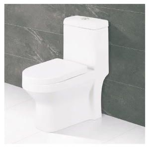 Siège de toilette occidental monobloc en céramique premium pour salle de bain - Product Image 2