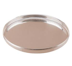 Latest Round Shape Modern Classic Silver Plated Serving Tray Coffee Serveware Home Decorative Hotel and Restaurant Usage - Product Image 1