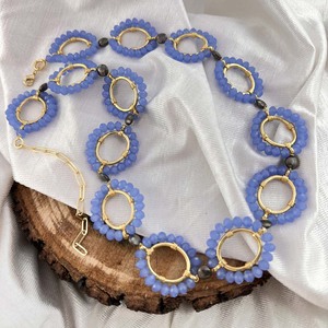 Nouvelle tendance en laiton plaqué or avec longue chaîne de collier de créateur Bijoux faits main pour femmes Accessoires de collier de mode pour femmes - Product Image 3
