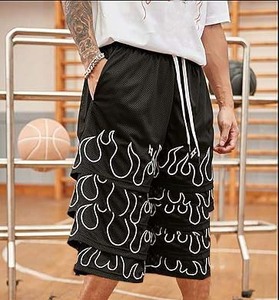 Pantalones cortos de baloncesto NikeNBAa de calidad, pantalones cortos de baloncesto con estampado transpirable - Product Image 3