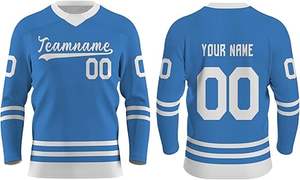 เครื่องแบบฮ็อกกี้น้ำแข็งไซส์พิเศษสำหรับผู้ใหญ่เครื่องแบบฮ็อกกี้น้ำแข็งออกแบบโลโก้ของคุณเอง - Product Image 2