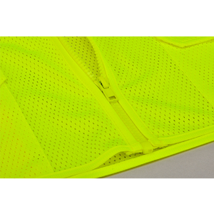 2025 gilet de sécurité noir haute visibilité avec logo à glissière vêtements de travail personnalisés gilet de sécurité noir réfléchissant facile à porter gilet de sécurité - Product Image 5