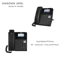 Téléphone IP d'entrée de gamme XNTEL XN103 avec téléphone VoIP d'appel de conférence à trois voies