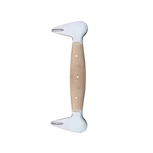 Herramienta Profesional para Pulir Cascos de Caballos, Cortador de Clavos, Herramienta para Clavar Clavos, Pulidor de Cascos de Caballos de Acero Inoxidable con Mango de Madera - Product Image 3