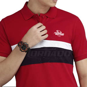 Nouveaux polos de sport de couleur personnalisée doux et confortable pour hommes, t-shirt polo de haute qualité avec logo personnalisé - Product Image 5