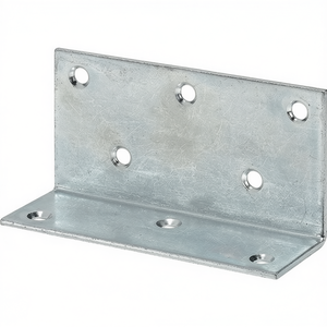 VORMANN Blue Zinc-Plated <b>Metal</b> <b>Frames</b> Wide-Angle Bracket 75 mm Leg Length Unequal Leg-Pack of 20 - Product Image 3