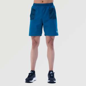 Shorts de sport Performa Fit en polyester longueur genou (vert sarcelle foncé) XXS – Taille élastique confortable pour la gym et le sport - Product Image 3