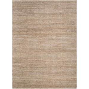 Alfombra Afgana de Lana Tejida a Mano, Color Marfil, Tejido Plano, para Sala de Estar, Pasillo Rectangular, Modelo Enm-1507 - Product Image 1