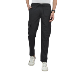 Customized Casual Comfortable Men's Cargo Pants Mid Waist highweight Breathable Pockets Wholesale Premium Canvas Summer High - Product Image 3