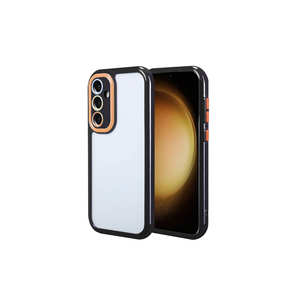 Coque de protection en silicone CPPL Série Vitamine Premium pour Samsung Galaxy S23 FE avec anneau de cadre coloré et protection de l'appareil photo - Product Image 1