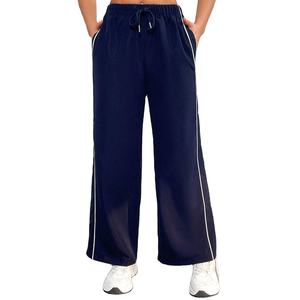 New Fashion <b>Women's</b> Canvas Joggers Casual Sport <b>Pants</b> Breathable Quick Dry Drawstring Closure for Wholesale - Product Image 1