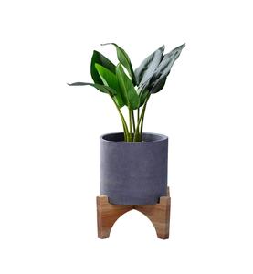 7 "bambou-milieu du siècle-support de plante moderne-pot en céramique d'intérieur/support de jardinière-pliable-support de plante - Product Image 5