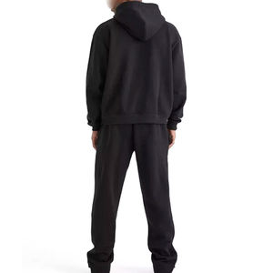 Nouvel ensemble décontracté tendance pour homme, grande taille, coupe ample, en coton 100% de haute qualité, respirant et à séchage rapide, deux pièces pour l'hiver - Product Image 2