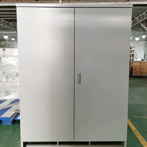 Gabinete de caja de distribución de energía eléctrica con interruptor de hierro galvanizado impermeable para exteriores