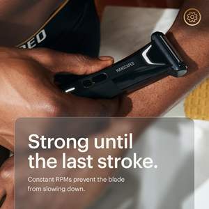 Recortadora de Vello Corporal USB C Recargable de Doble Cabezal para Hombre, Impermeable, para Uso en Seco/Húmedo, con Cuchillas de Cerámica y Estuche de Viaje - Product Image 4