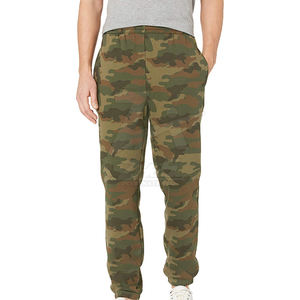 Pantalon de survêtement en molleton de coton pour homme, taille plus, logo personnalisé, taille mi-haute élastique, vêtements de sport décontractés, séchage rapide, respirant, hiver, extérieur - Product Image 2